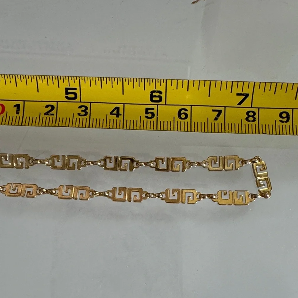Givenchy VintageGold Necklace and Bracelet Set